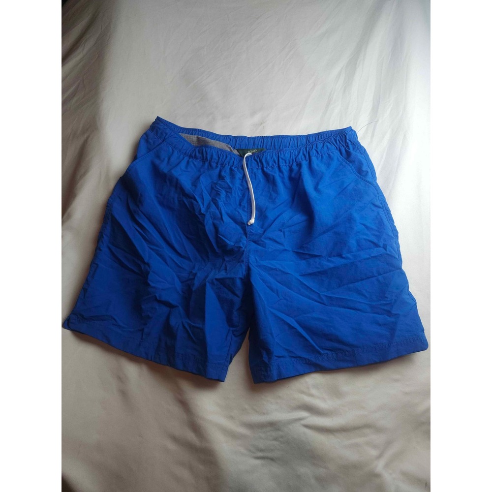 Woolrich Mens Blue Swim Trunks Mesh Lined Drawstring Shorts Large